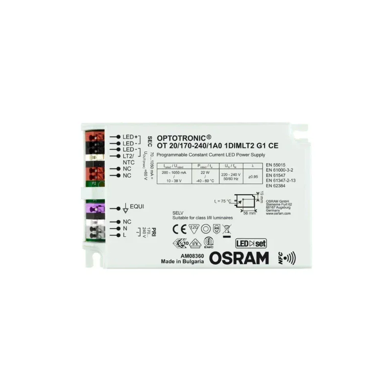 Nguồn INVENTRONICS OT 20/170-240/1A0 1DIMLT2 G1 CE - Ảnh 2