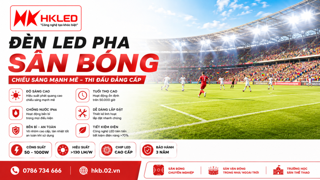 Đèn LED Pha Sân Bóng