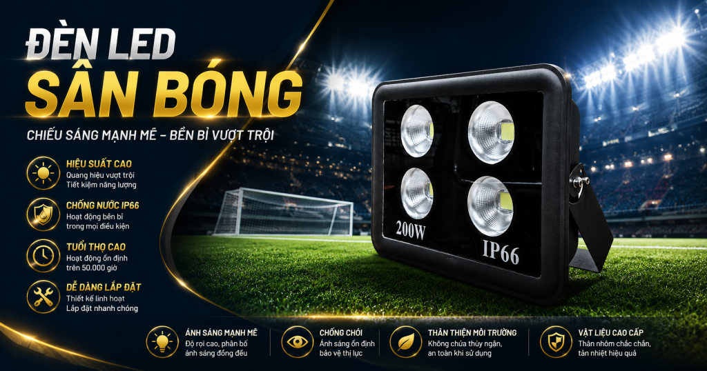 Đèn LED Sân Bóng 200W