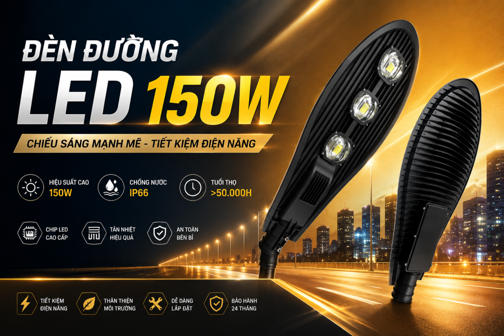 Đèn đường LED 150W