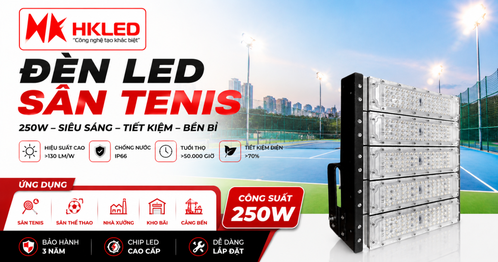 Đèn LED sân Tennis 250W